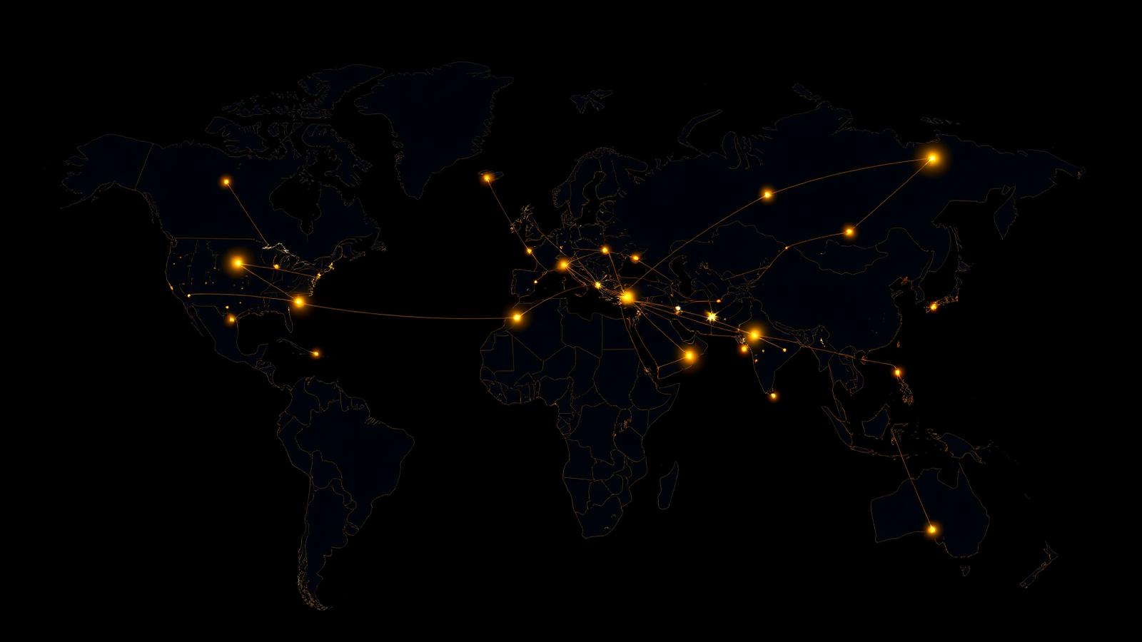 Global trade routes